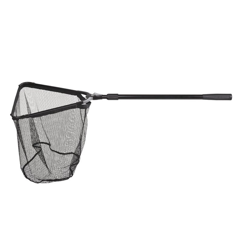 Fiblink Folding Aluminum Fishing Landing Net Fish Net with Extending Telescoping Pole Handle(Extend Length: 44-60 inches-with Larger net) - Image 1